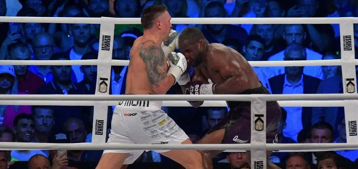 Oleksandr Usyk dhe Daniel Dubois Kërlaçki Oleksandr Usyk dhe Daniel Dubois