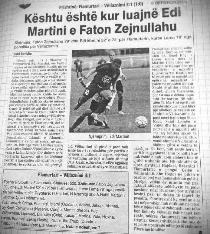 Edi Martini në Flamurtar