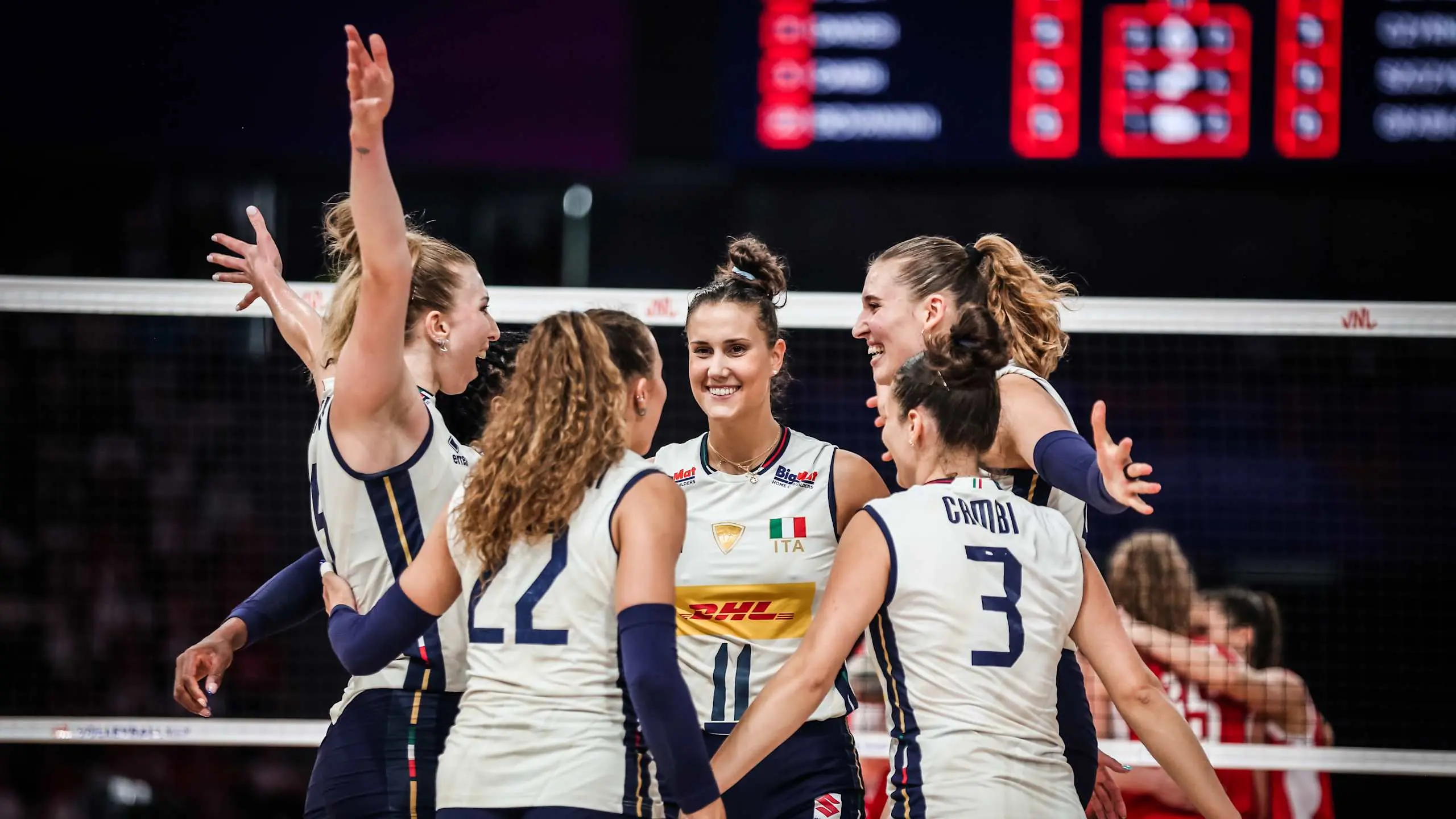 Italia femrat volejboll