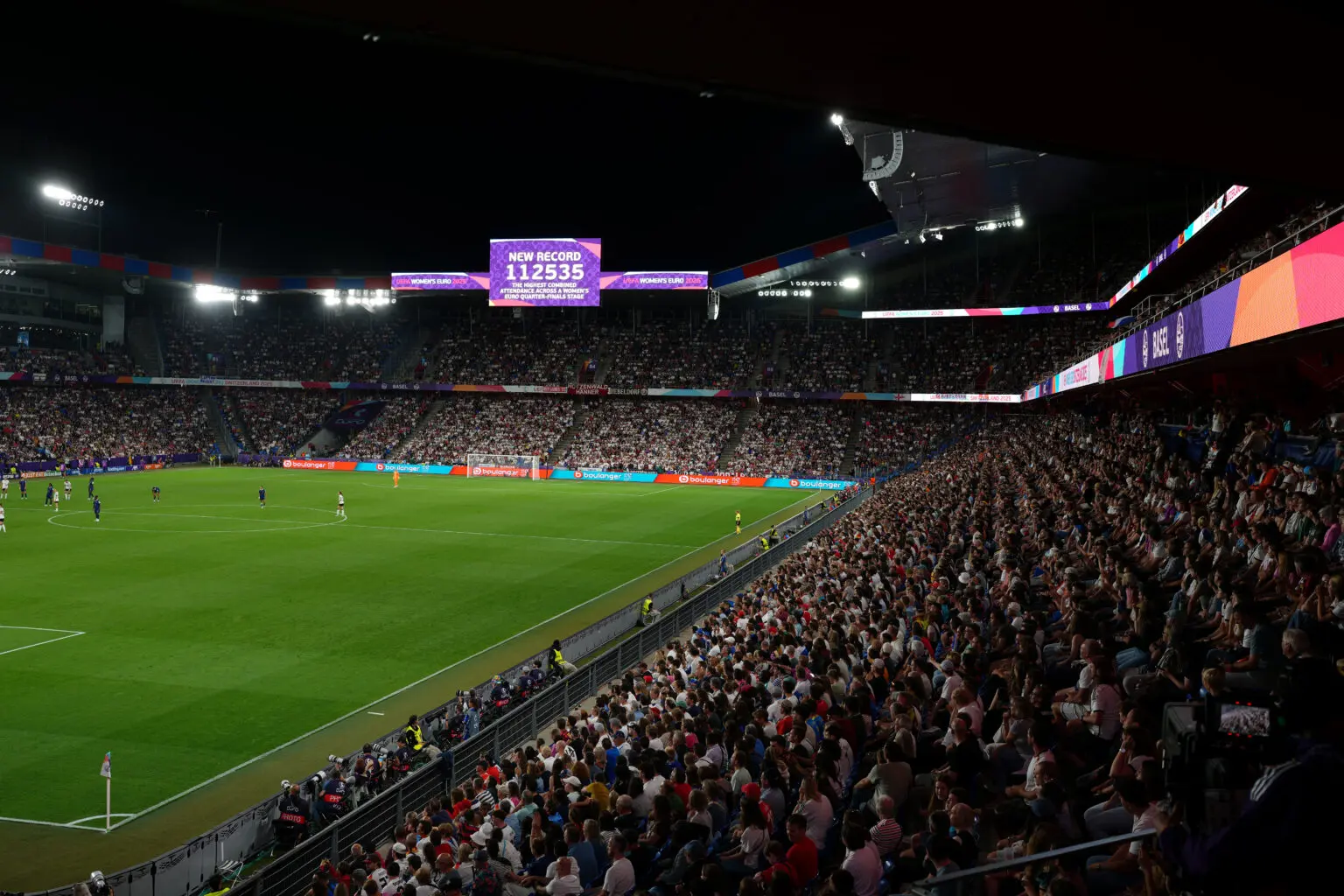Euro 2025: thyen rekordin e pjesëmarrjes një ditë para finales 1 Rekordi në ekran