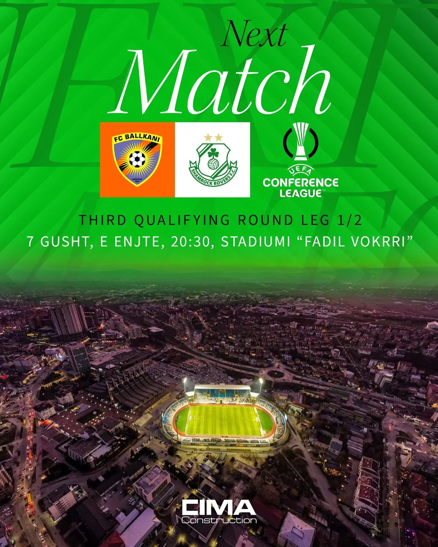 Kur do të luajnë Drita dhe Ballkani? UEFA konfirmon oraret zyrtare të ndeshjeve 2 Ballkani