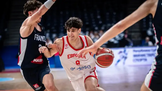Basketboll: Spanja - Franca Eurobasket U18 Basketboll: Spanja - Franca Eurobasket U18