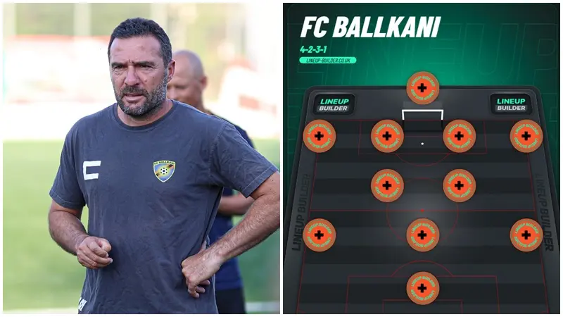 Orges Shehi besnik skemës së tij - ky pritet të jetë formacioni i Ballkanit për sfidën me Shamrock Rovers 1 ballkani formacioni