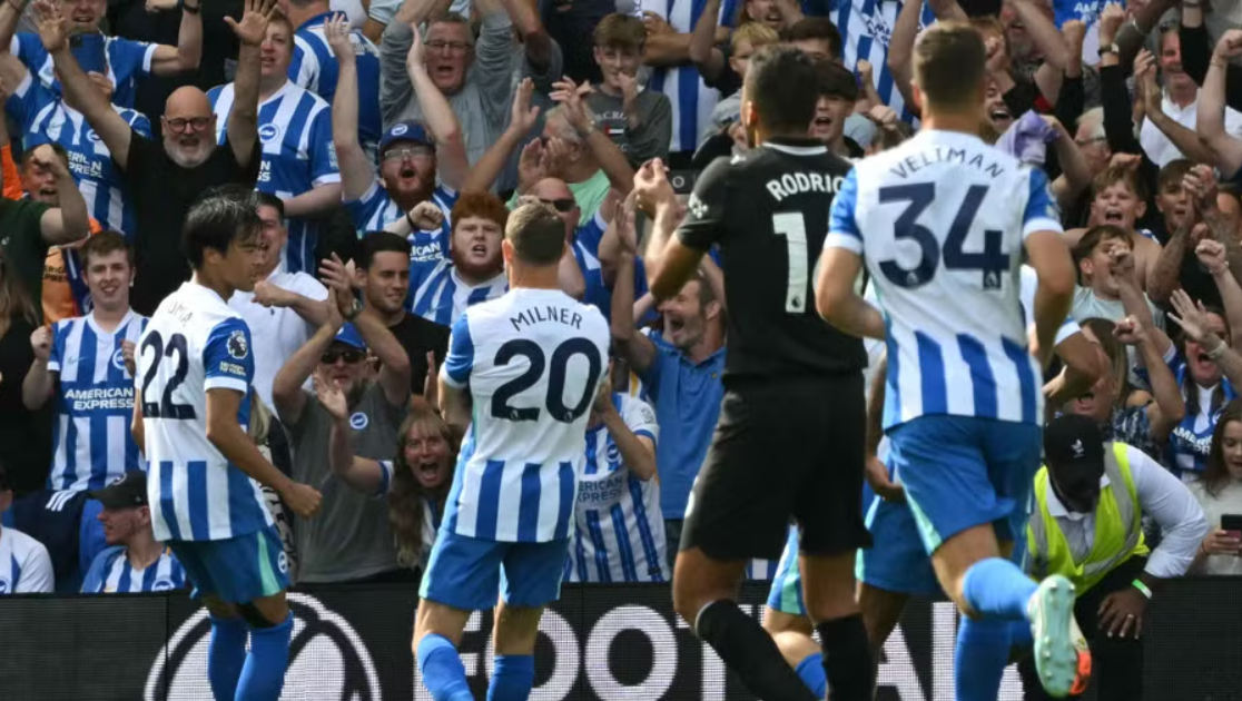 Humbja e dytë rresht e Cityt, Brighton fiton në minitën e 89-të