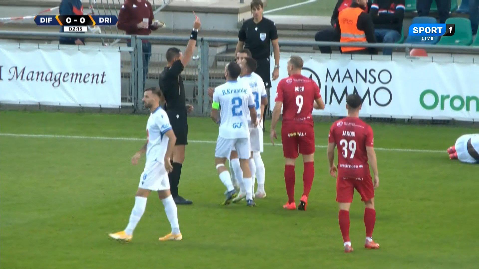 Differdange - Drita 0-1, Kampionët e Kosovës kualifikohen në Ligën e Konferencës 2 diff-dri