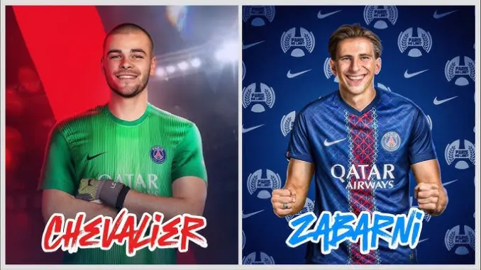 Illia Zabarnyi dhe Lucas Chevalier Illia Zabarnyi dhe Lucas Chevalier