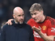 Rasmus Hojlund dhe Erik ten Hag
