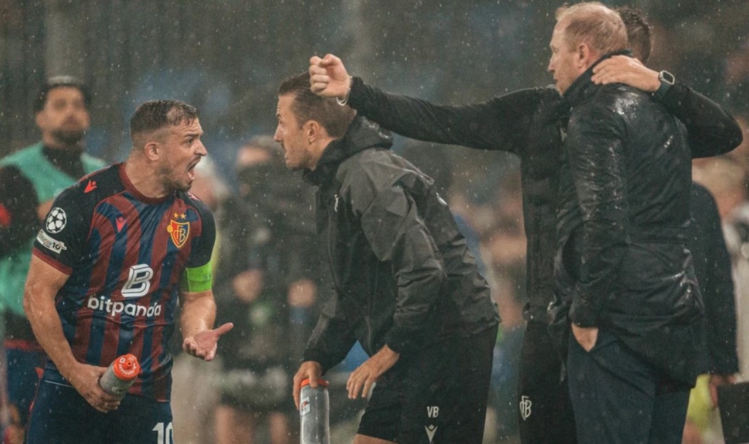 Shaqiri dhe trajneri i Basel, Magnin, godasin me fjalë njëri-tjetrin pas ndeshjes me Copenhagen 4 shaq trajneri