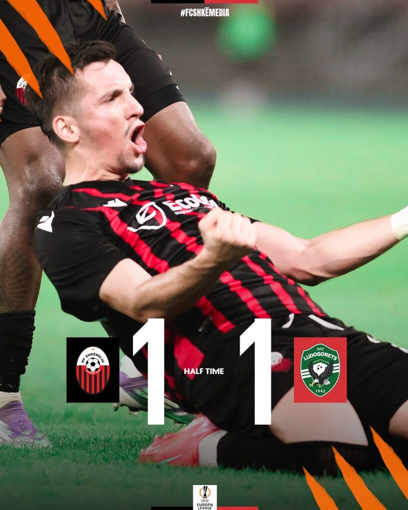 Drita - Differdange 2-1, Shkëndija - Ludugorets 2-1, Jagiellonia - Dinamo 3-0 3 Shkëndija - Ludogorets
