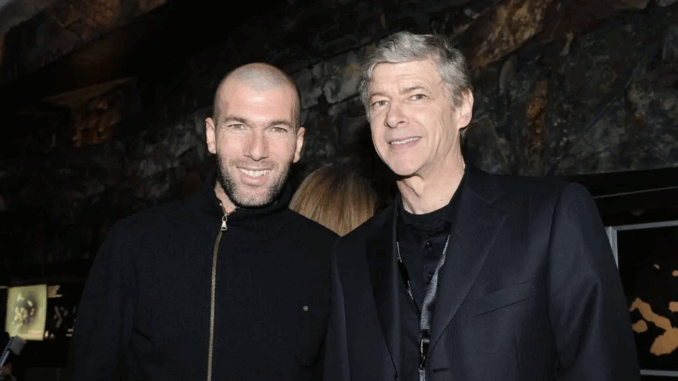 Zinedine Zidane dhe Arsene Wenger Zinedine Zidane dhe Arsene Wenger