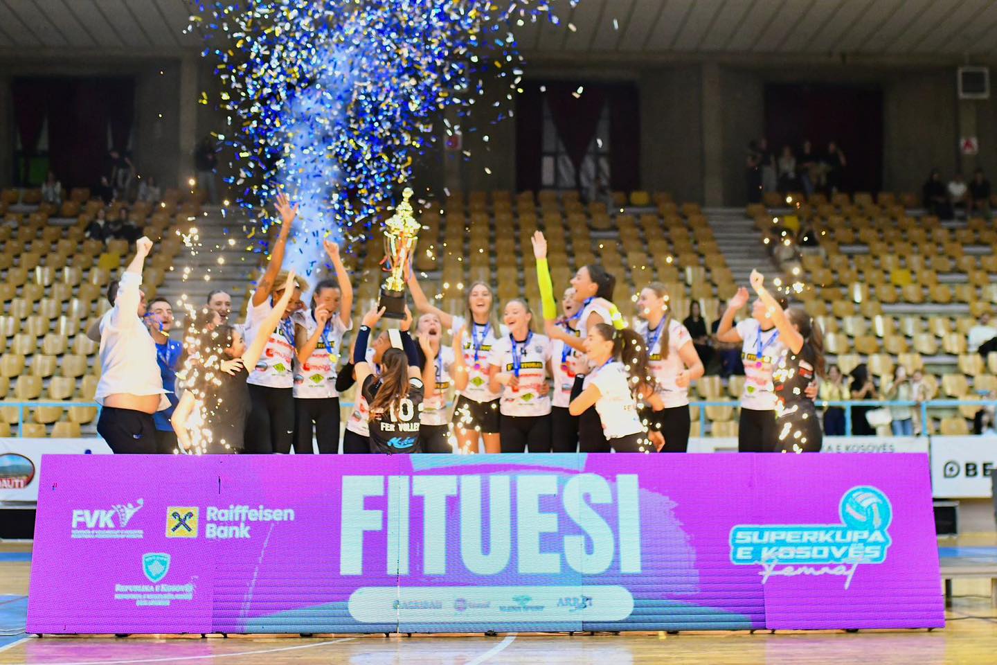 Fer Volley triumfon në Superkupën e Kosovës me një fitore të pastër ndaj Ferizajt