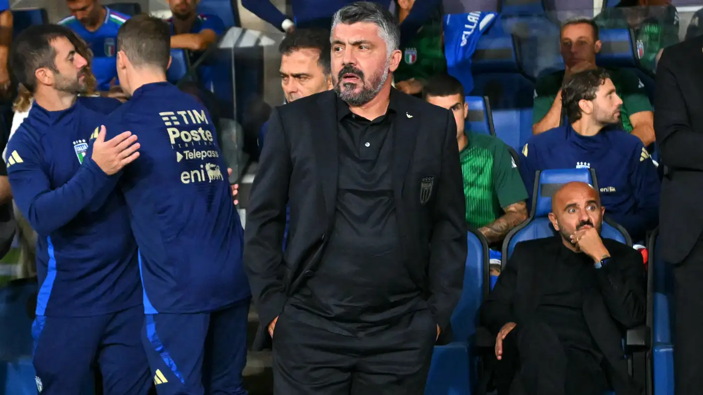Shuplakat e Gattusos në zhveshtore prodhuan efekt: Italia shkatërroi Estoninë 5-0 në pjesën e dytë! 1 Gennaro Gattuso