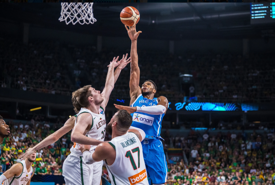 Greqia dhe Giannis në gjysmëfinale pas 16 vitesh – kot dubl-dubli i Valançiunas 1 LTU-GRE