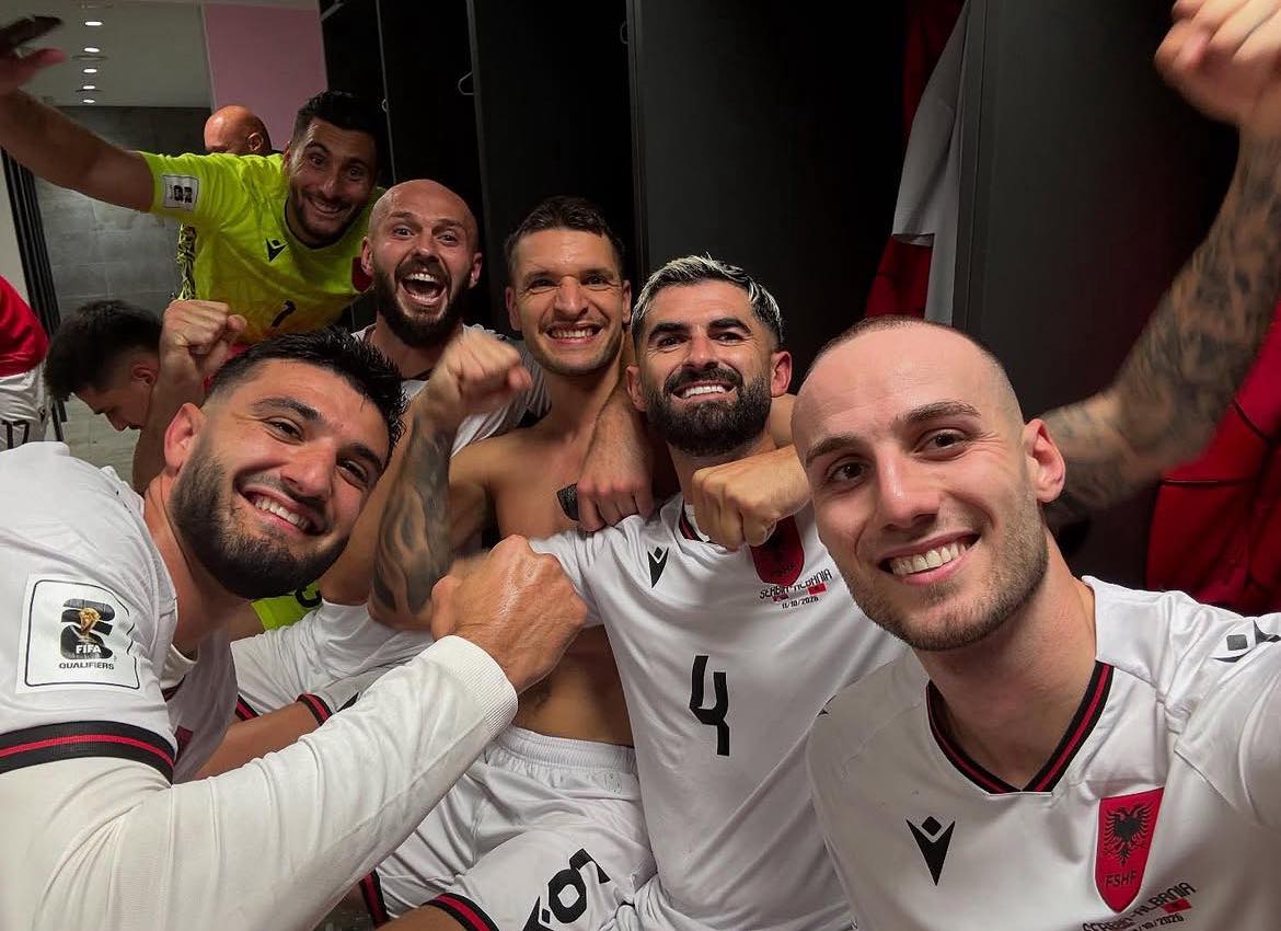 Si e la zhveshtoren Kombëtarja e Shqipërisë pas fitores historike në Serbi 1 562387995 1279682430869899 4018724114122502207 n
