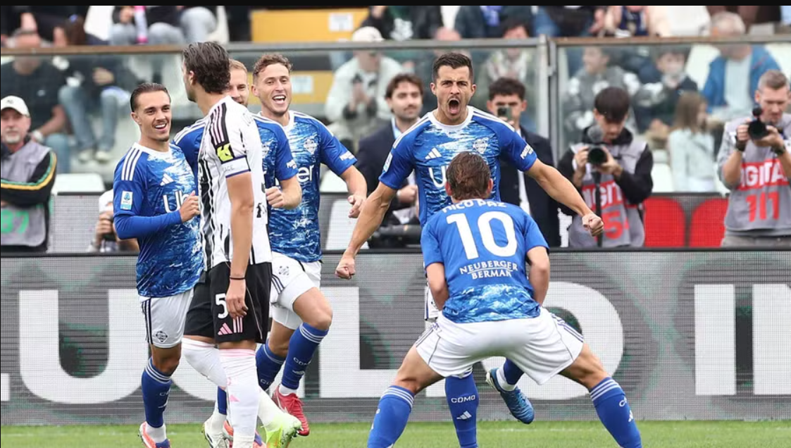 Paz udhëheq Comon drejt një fitoreje të madhe ndaj Juventusit 1 Como - Juventus 2-0