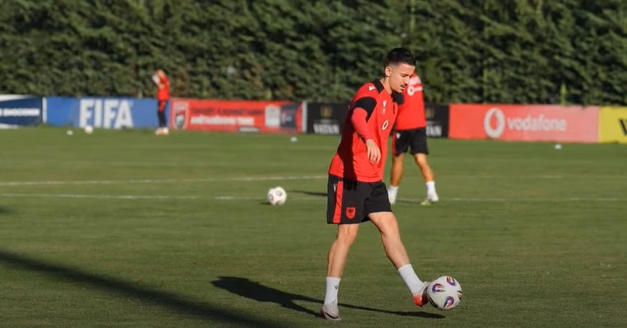 Sylvinho merr vendim për Nazmi Gripshin për ndeshjen me Serbinë