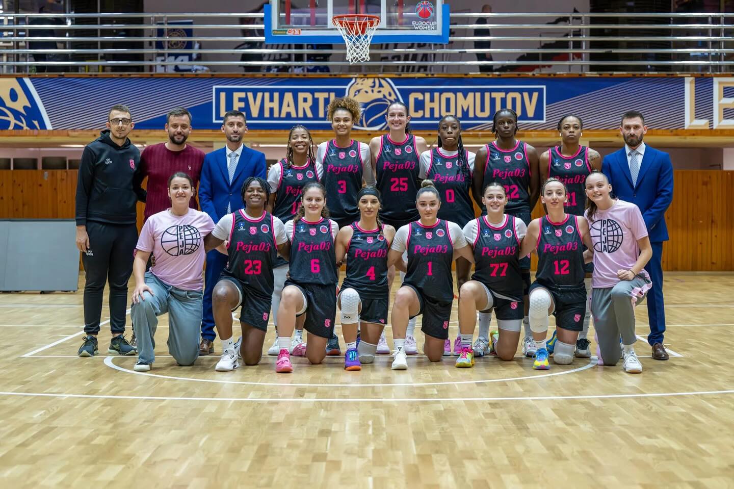 Debutim historik: KBF Peja 03 fiton në ndeshjen e parë të EuroCup 1 KBF Peja
