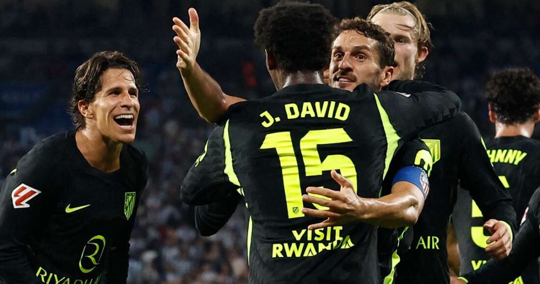 Erstes Tor für Neuzugang David: Atletico feiert späten Sieg bei Real Sociedad